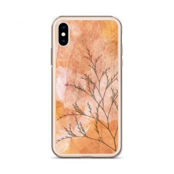 iPhone Phone Case Cover Wheat Field Flowers Print Beige Landscape Nature Art Print Old Antique Vintage