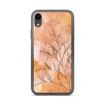 iPhone Phone Case Cover Wheat Field Flowers Print Beige Landscape Nature Art Print Old Antique Vintage