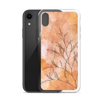 iPhone Phone Case Cover Wheat Field Flowers Print Beige Landscape Nature Art Print Old Antique Vintage