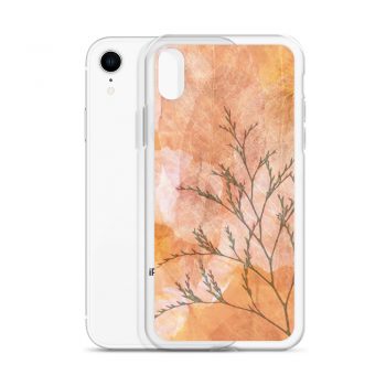 iPhone Phone Case Cover Wheat Field Flowers Print Beige Landscape Nature Art Print Old Antique Vintage