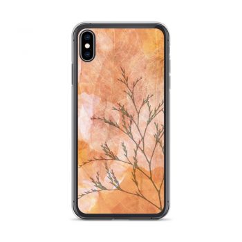 iPhone Phone Case Cover Wheat Field Flowers Print Beige Landscape Nature Art Print Old Antique Vintage