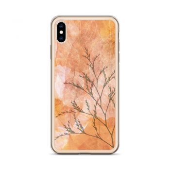 iPhone Phone Case Cover Wheat Field Flowers Print Beige Landscape Nature Art Print Old Antique Vintage