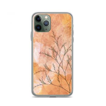 iPhone Phone Case Cover Wheat Field Flowers Print Beige Landscape Nature Art Print Old Antique Vintage