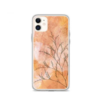 iPhone Phone Case Cover Wheat Field Flowers Print Beige Landscape Nature Art Print Old Antique Vintage