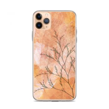 iPhone Phone Case Cover Wheat Field Flowers Print Beige Landscape Nature Art Print Old Antique Vintage