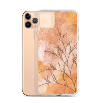 iPhone Phone Case Cover Wheat Field Flowers Print Beige Landscape Nature Art Print Old Antique Vintage