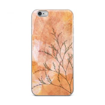 iPhone Phone Case Cover Wheat Field Flowers Print Beige Landscape Nature Art Print Old Antique Vintage