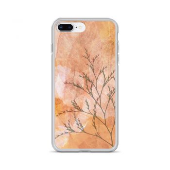 iPhone Phone Case Cover Wheat Field Flowers Print Beige Landscape Nature Art Print Old Antique Vintage