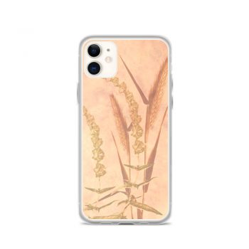 iPhone Phone Case Cover Wheat Field Wheat Field Print Coral Beige Landscape Nature Art Print Old Antique Vintage