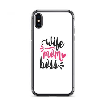 iPhone Phone Case Cover - Wife Mom Boss