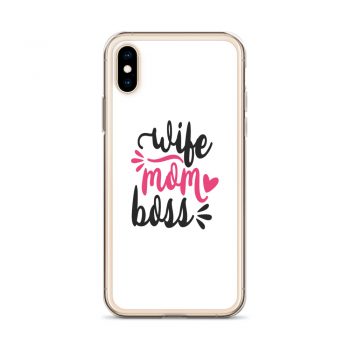 iPhone Phone Case Cover - Wife Mom Boss