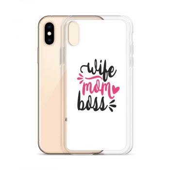 iPhone Phone Case Cover - Wife Mom Boss