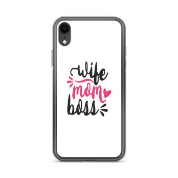 iPhone Phone Case Cover - Wife Mom Boss