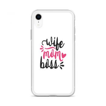 iPhone Phone Case Cover - Wife Mom Boss