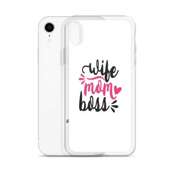 iPhone Phone Case Cover - Wife Mom Boss