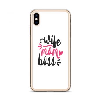 iPhone Phone Case Cover - Wife Mom Boss