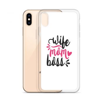 iPhone Phone Case Cover - Wife Mom Boss