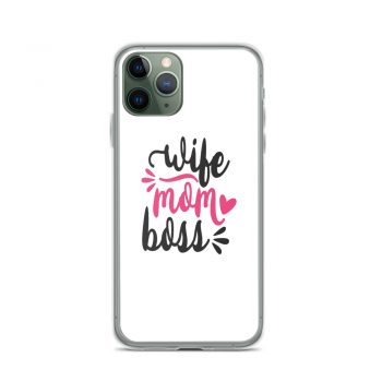 iPhone Phone Case Cover - Wife Mom Boss