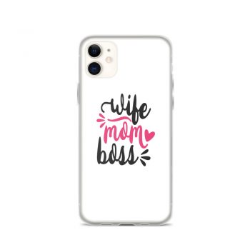 iPhone Phone Case Cover - Wife Mom Boss