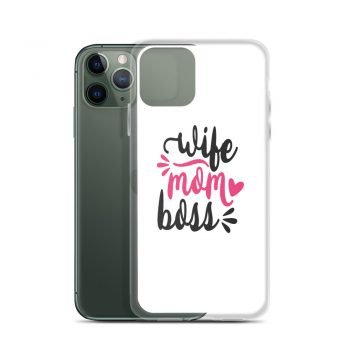 iPhone Phone Case Cover - Wife Mom Boss