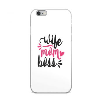 iPhone Phone Case Cover - Wife Mom Boss