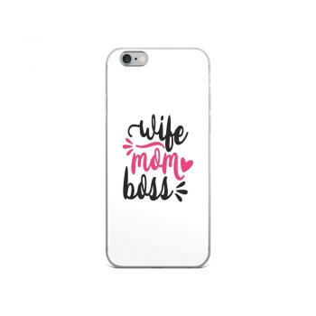 iPhone Phone Case Cover - Wife Mom Boss