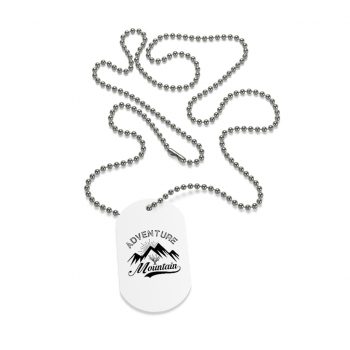 Jewelry Dog Tag - Adventure Mountains