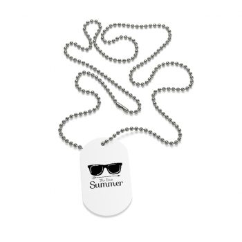 Jewelry Dog Tag - The Best Summer - Sunglasses