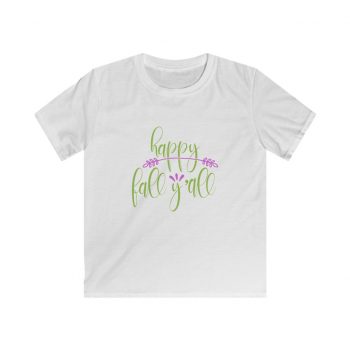 Kids & Youth Softstyle T-Shirt - Happy Fall Y'all