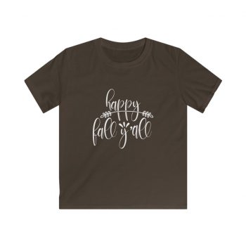 Kids & Youth Softstyle T-Shirt Several Colors - Happy Fall Y'all