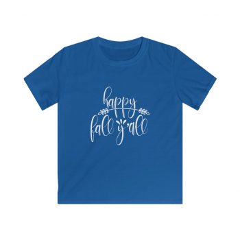 Kids & Youth Softstyle T-Shirt Several Colors - Happy Fall Y'all