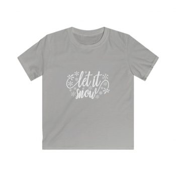 Kids & Youth Softstyle T-Shirt Several Colors - Let it Snow