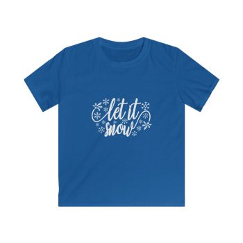 Kids & Youth Softstyle T-Shirt Several Colors - Let it Snow