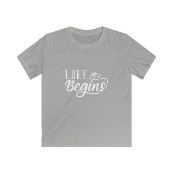 Kids & Youth Softstyle T-Shirt Several Colors - Life Begins