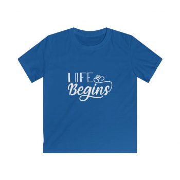 Kids & Youth Softstyle T-Shirt Several Colors - Life Begins