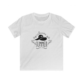 Kids & Youth Softstyle T-Shirt - Welcome to Summer Sun Hat