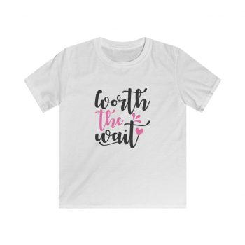 Kids & Youth Softstyle T-Shirt - Worth the Wait