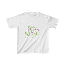 Kids Heavy Cotton T-Shirt - Happy Fall Y'all