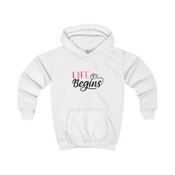 Kids Hoodie Life Begins