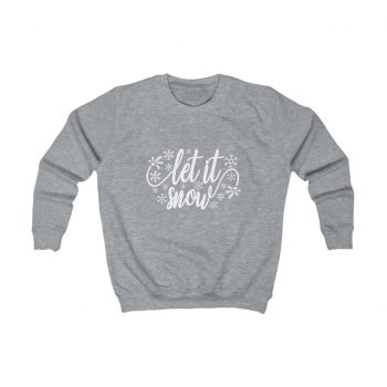 Kids Sweatshirt Several Colors - Let it Snow