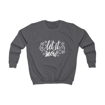 Kids Sweatshirt Several Colors - Let it Snow