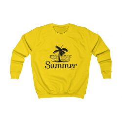 Kids Sweatshirt Several Colors - Summer Palm Tree