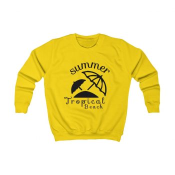 Kids Sweatshirt Several Colors - Summer Tropical Beach