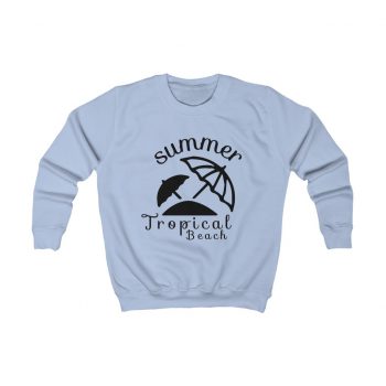 Kids Sweatshirt Several Colors - Summer Tropical Beach