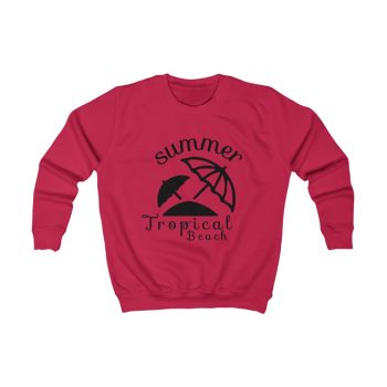 Kids Sweatshirt Several Colors - Summer Tropical Beach