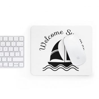 Mousepad Welcome Summer Sailboat