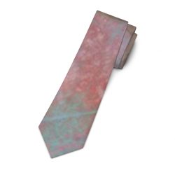 Necktie Colorful Leaves Leaf Print Purple Beige Cream Brown Nature Art Print Old Antique Vintage