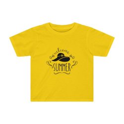 Preschool Kids T-Shirt 2T - 4T - Welcome Summer Sun Hat