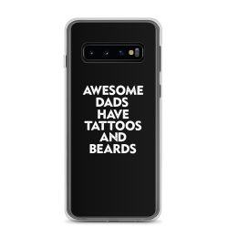 Samsung Cell Phone Case Cover - Awesome Dads Have Tattoos and Beards