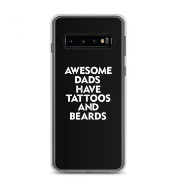 Samsung Cell Phone Case Cover - Awesome Dads Have Tattoos and Beards